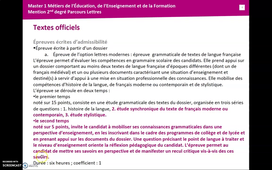 Introduction au Capes Grammaire Stylistique - Textes officiels