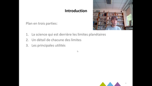 UE Changements globaux: les limites planétaires Intro