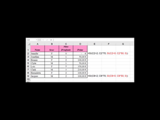 Tableur - fonction SI