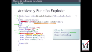 Manejos de cadenas de carácteres 1