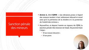 DIU JP - LG -Fondamentaux droit pénal des mineurs. L. Grégoire - Partie 7