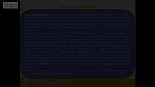 Imagerie mentale et apprentissage 1 BOIS
