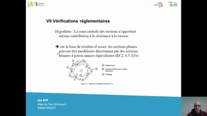 Comportement et dimensionnement d'une poutre béton armé en torsion