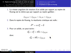 Mécanique du solide - Chapitre 4, partie 1