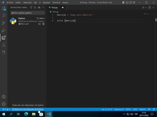 Python - Creación de entorno de Desarrollo