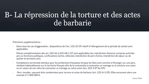 DPS - Tortures et actes de barbarie