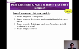 1.4 Le choix du niveau de priorité CARASSUS