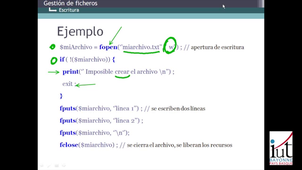 Gestión de ficheros 2