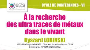 E2S-UPPA : Cycle de conférences - 
