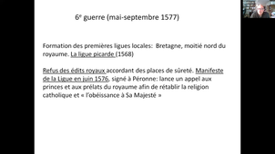 L1 Cours n°9 La poursuite des guerres de religion et la Ligue (1572-1589), part. 1
