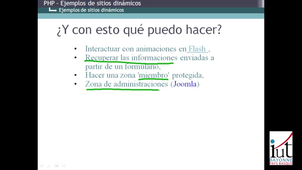 Ejemplo de sitios dinámicos 2