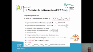Flexion simple Vérification ElS Fissuration